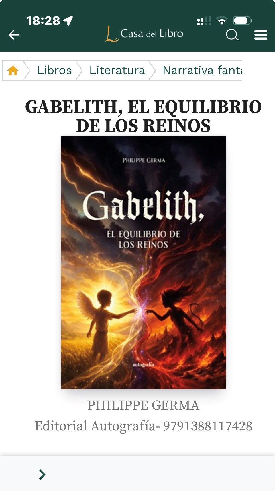 Philippe Germa - Gabelith, el equilibrio de los reinos
